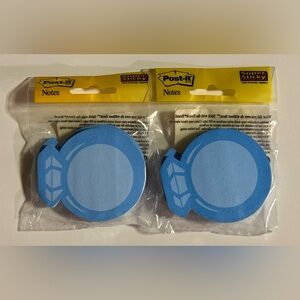 Post-it Set of 2 Super Sticky Blue Engagement Rings Post-it Notes